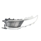 Set of 2 Front Upper Grille Replacements for Lincoln MKX (2016-2018) Chrome