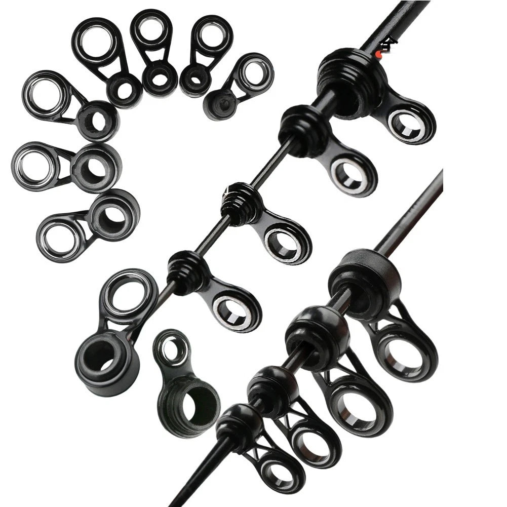 3pcs Fishing Rod Tip Repair Rings Kit for