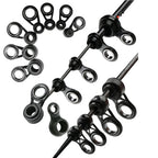 3pcs Fishing Rod Tip Repair Rings Kit for