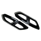 Black Rear Exhaust Muffler Tail Pipe Cover Trim for VW Passat Variant (2016-19)