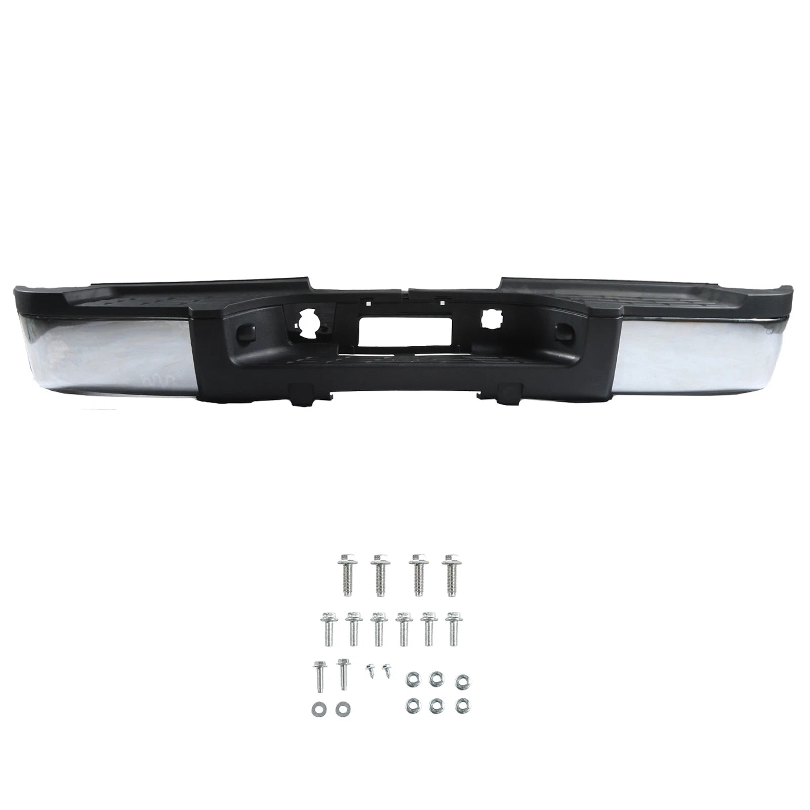 Chrome Rear Bumper for Silverado Sierra 2500HD 3500HD (2011–2014)