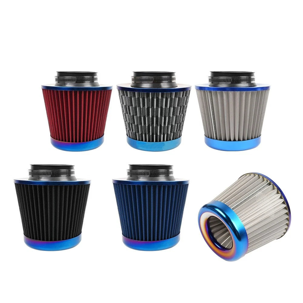 3" Universal Car Air Intake Filter - High Flow Cold Air Intake
