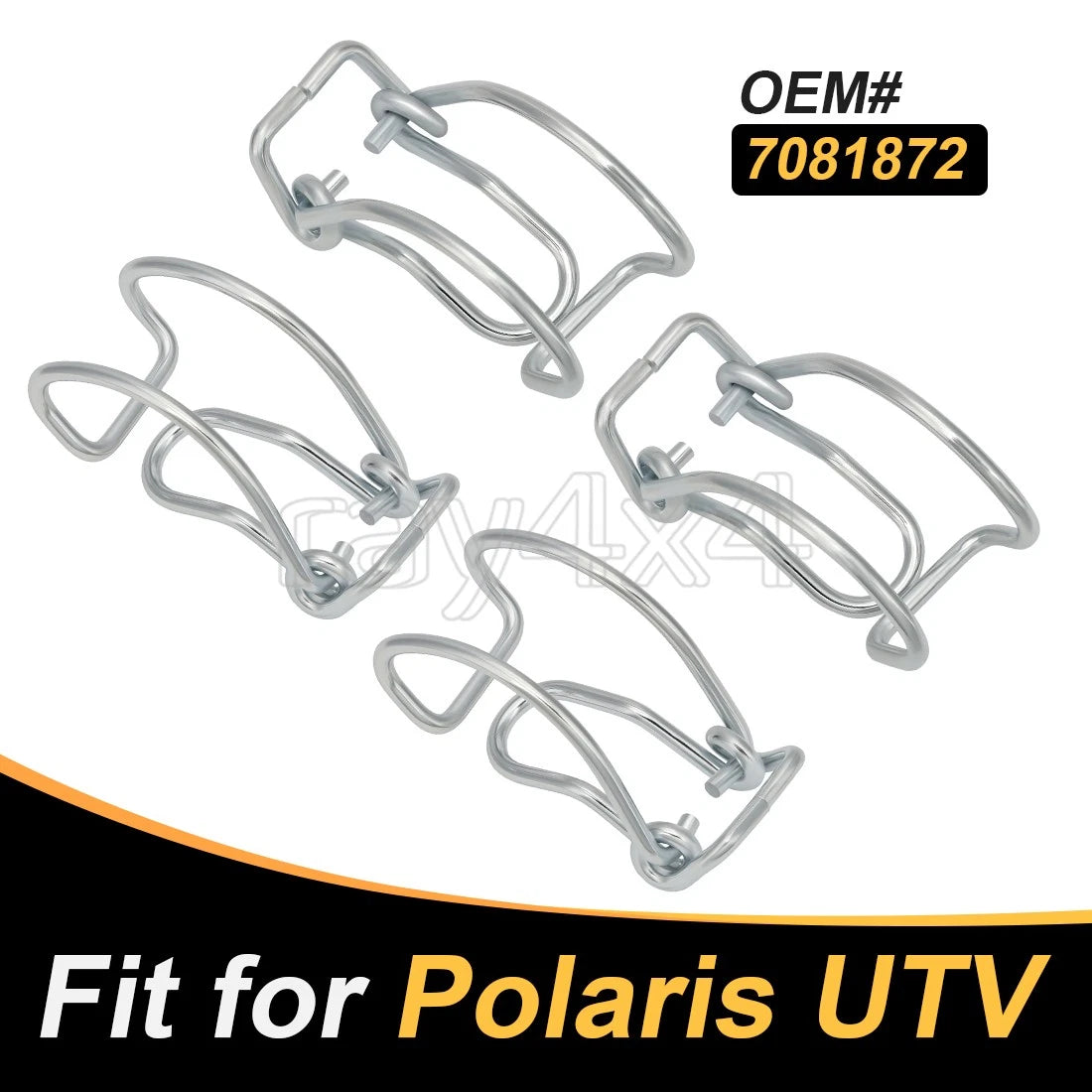 Set of 4 Air Box Clips for Polaris RZR XP Turbo XP 1000 (2014–2023) 7081872