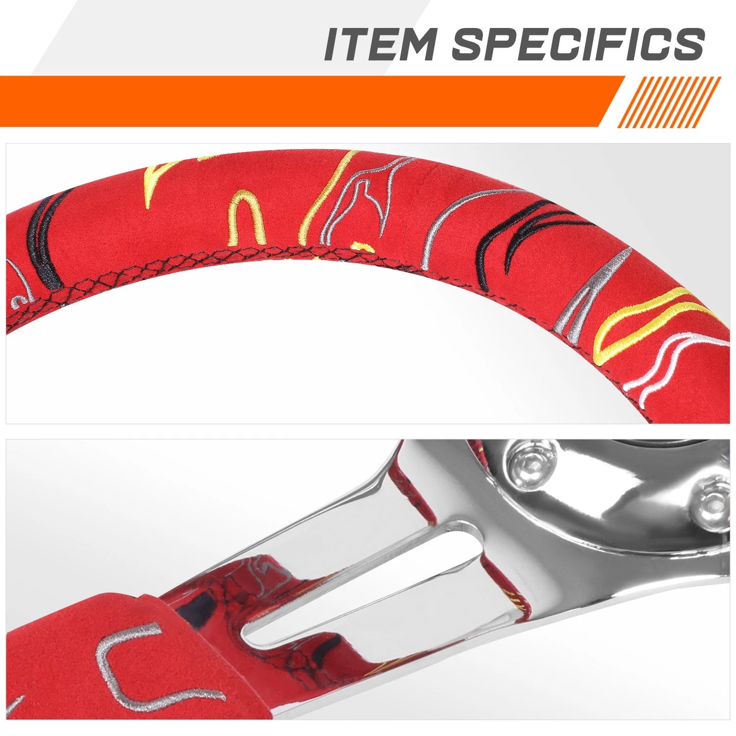 350mm Deep Dish Carbon Fiber Steering Wheel for Universal Fit