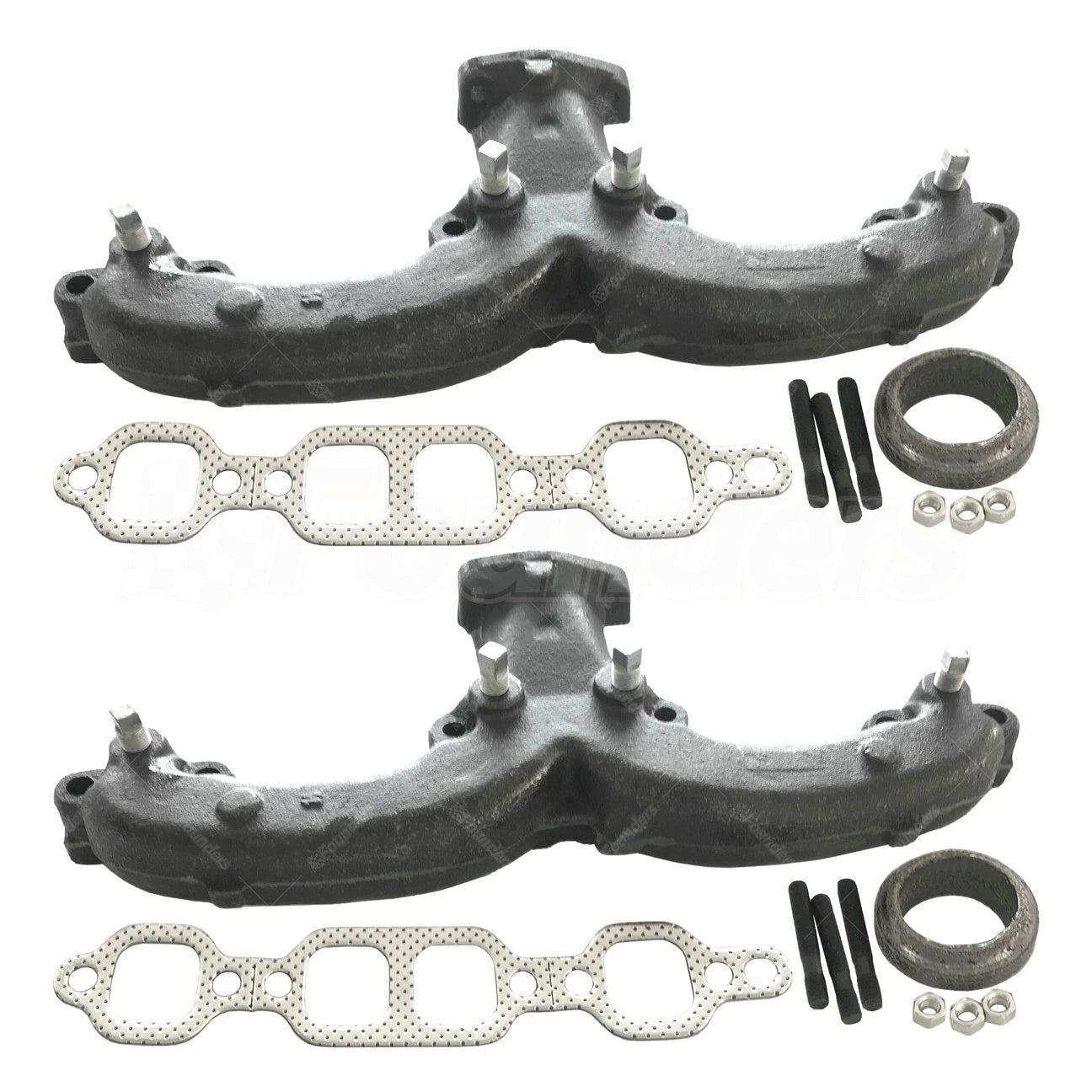 Exhaust Manifold Kit for Chevy Corvette Blazer C10 K10 GMC Jimmy