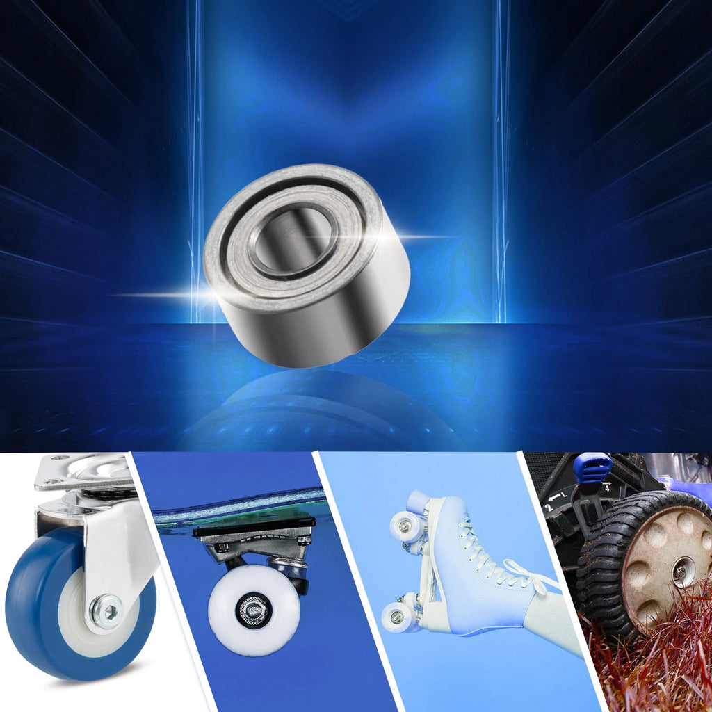 10 Pcs 1.5x4x2mm Deep Groove Ball Bearings 681XZZ for Automotive 