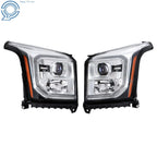 Projector Headlight Set for GMC Yukon (2015-2017) with LED DRL