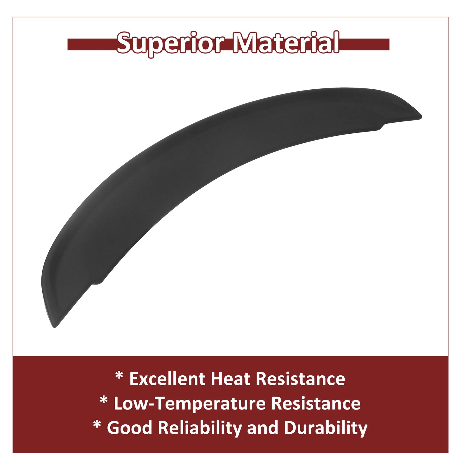 Matte Black Trunk Spoiler Lip for Chevy Camaro SS Z28 (2014–2015)