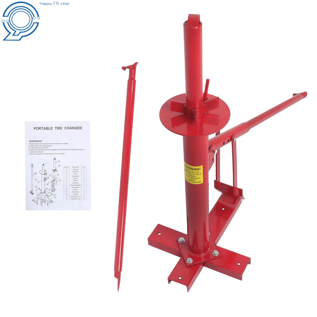 Manual Tire Changer for 8 to 16 Inch Tires (Portable)
