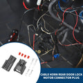 2 Pin Cable Horn Rear Door Lock Motor Connector Plug for Honda 