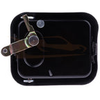 Outside Driver Door Handle for Jeep Wrangler (1997-2006) Black Plastic