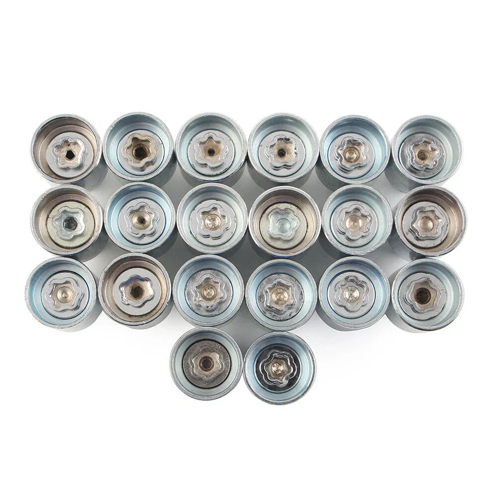 Metal Wheel Lock Lugnut Anti-theft Key Socket for BMW