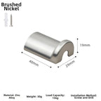 Zinc Alloy Wall Hook for Hanging Clothes Bags Hats (Nordic Style)