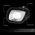 Chrome Housing Full LED Projector Fog Light Lamp for Freightliner Cascadia (2008–2017)