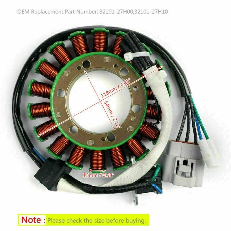Stator for Suzuki KingQuad 400 (Fits 32101-27H10, 32101-27H00)