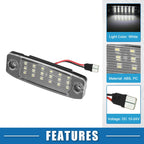 2Pcs LED License Plate Light Assembly No. 92501-3S100 for Hyundai Sonata (2005–2015)