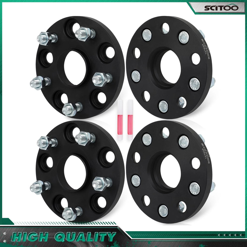 4X 15mm Hub Centric Wheel Spacers 5x4.5 for Subaru Impreza WRX STI (2005–2014)