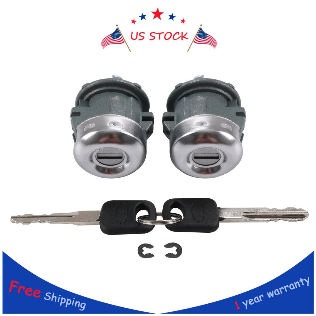 Door Lock Cylinder with Keys for Ford F150 F250 F350 Super Duty (2004–2008)