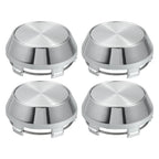 4 x ABS Chrome Silver Wheel Center Cap Rim Hub Cover 60mm for Universal (N/A)