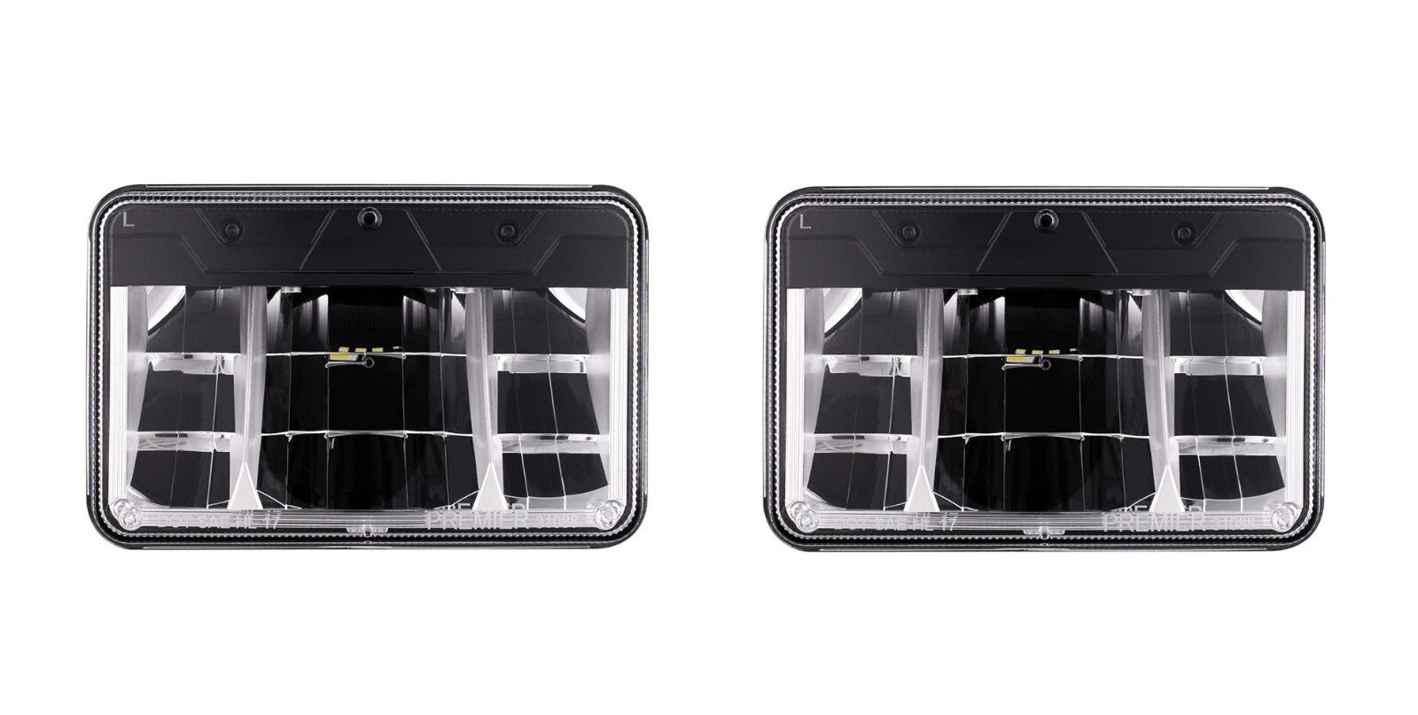 LED Headlight Bulbs Low Beam Pair for ULTRALIT 4x6 for Ford and Chevy (1996–2024)