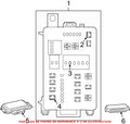 Front Horn Relay for Dodge Caravan, Viper (OEM)