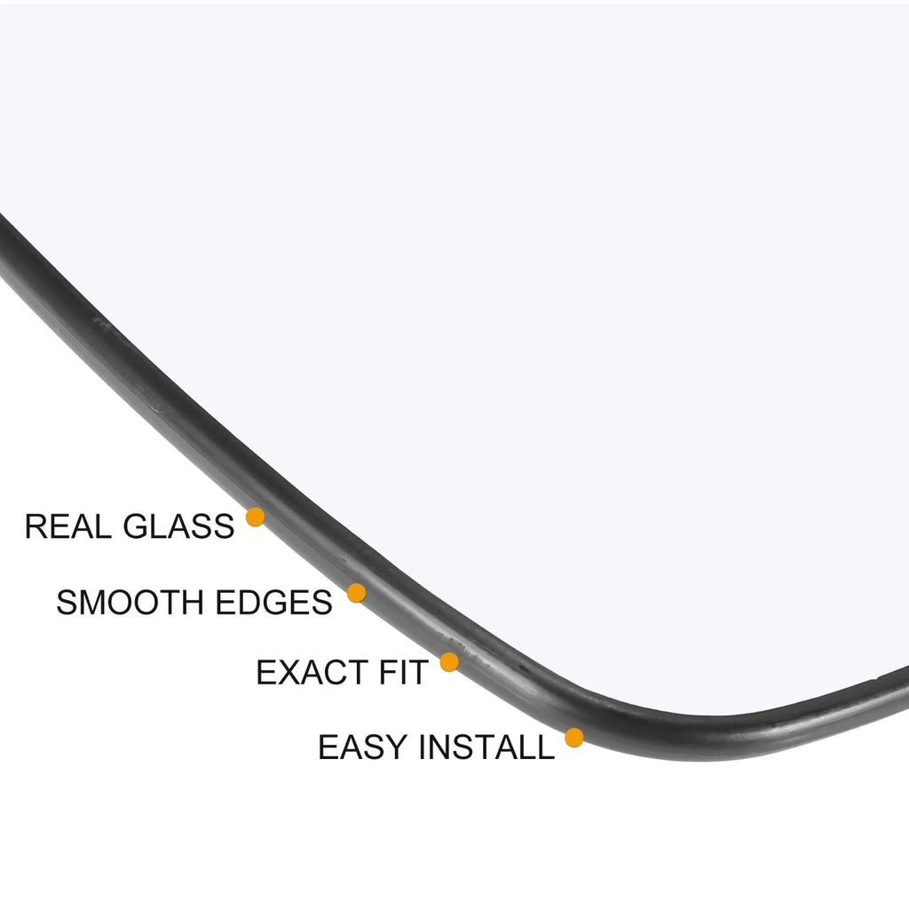 Right Side Heated Mirror Glass with Backing Plate for Nissan Murano (2009–2014)