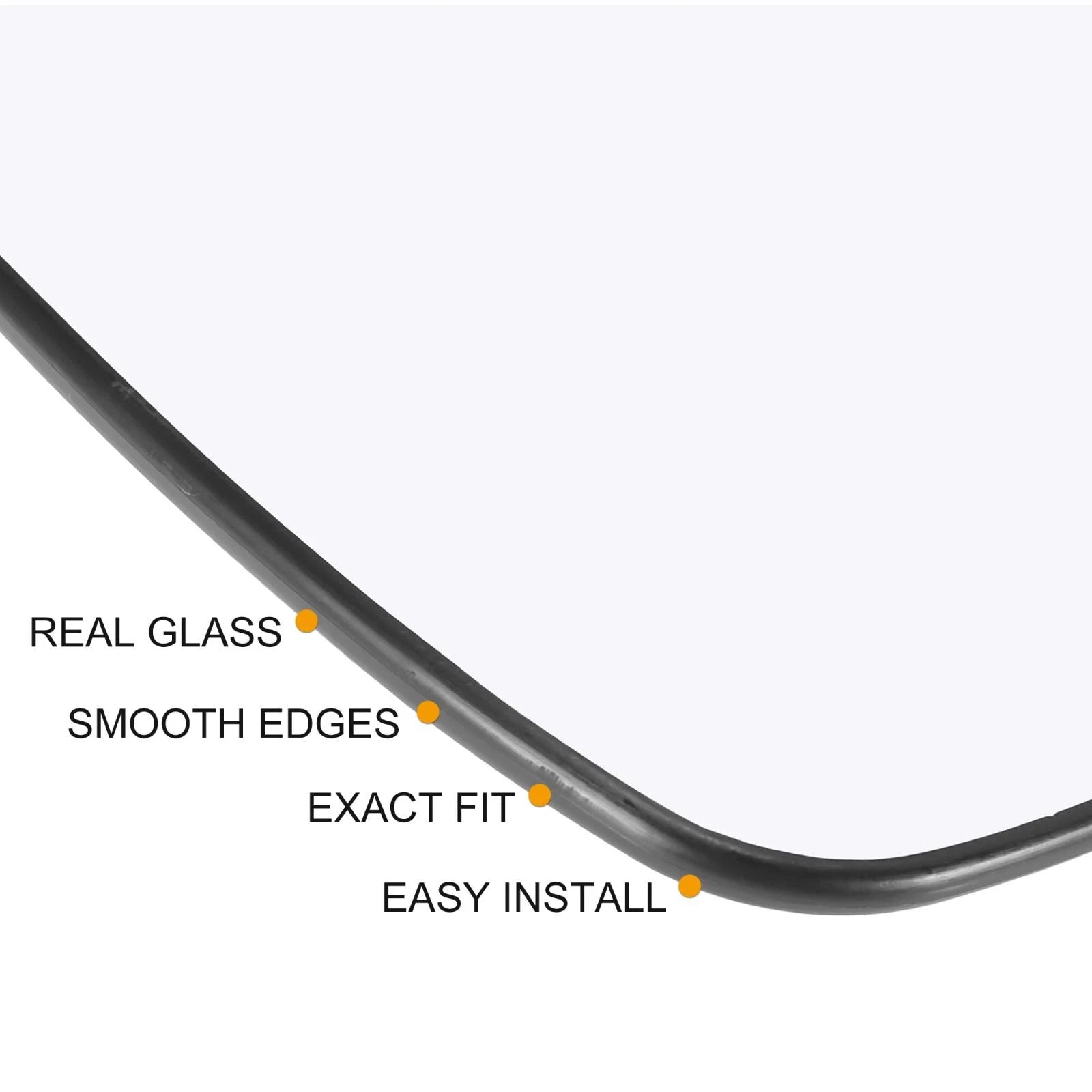 Right Side Heated Mirror Glass with Backing Plate for Nissan Murano (2009–2014)