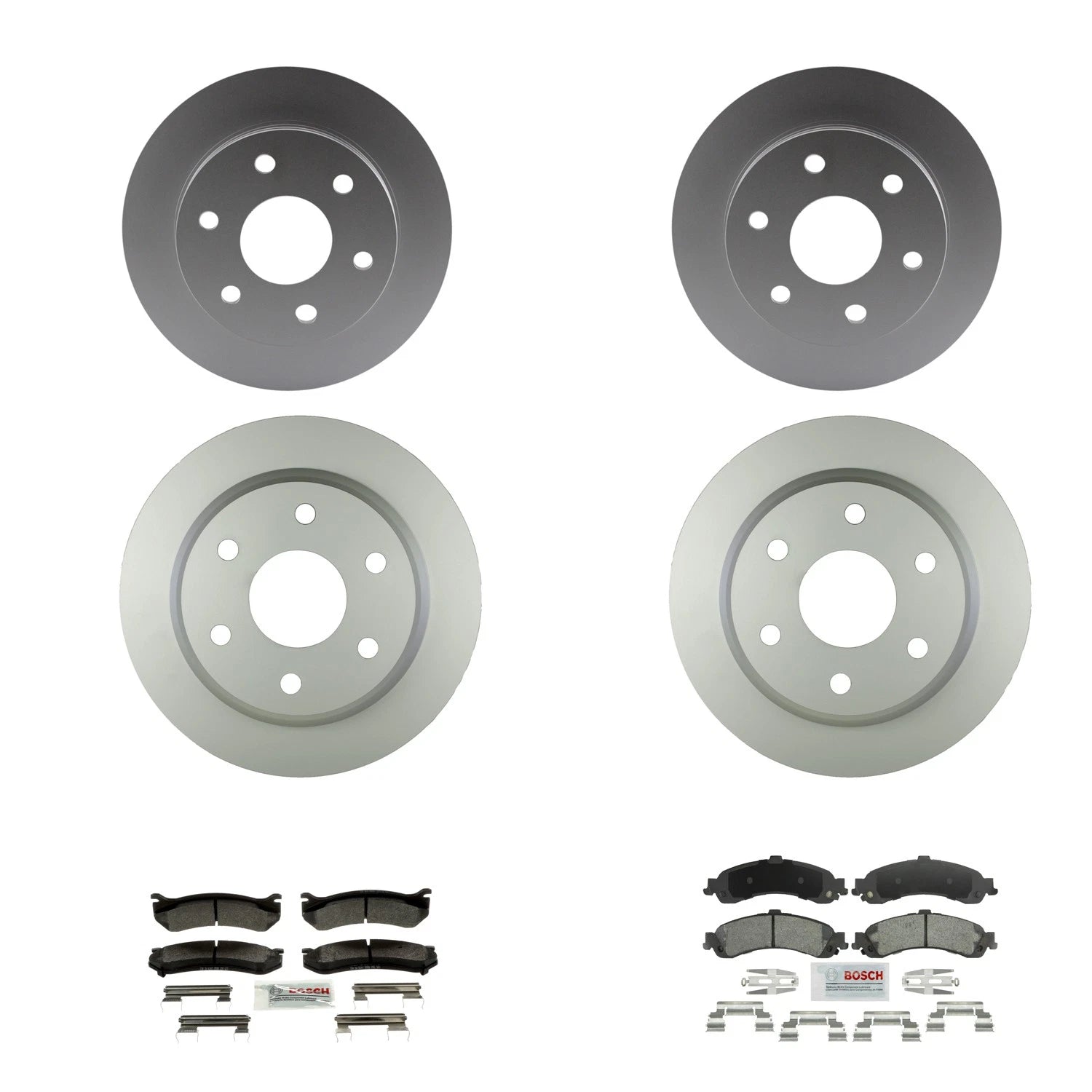 Bosch QuietCast Disc Brake Pad Kit for GMC Sierra 1500 (2014–2018)