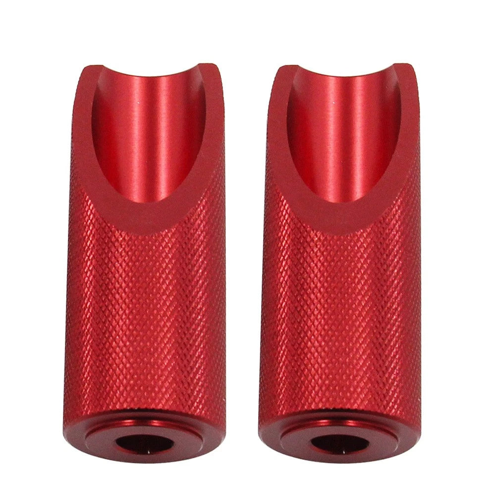 2X Footpegs for Honda Ruckus (2003–2023) Aluminium Red