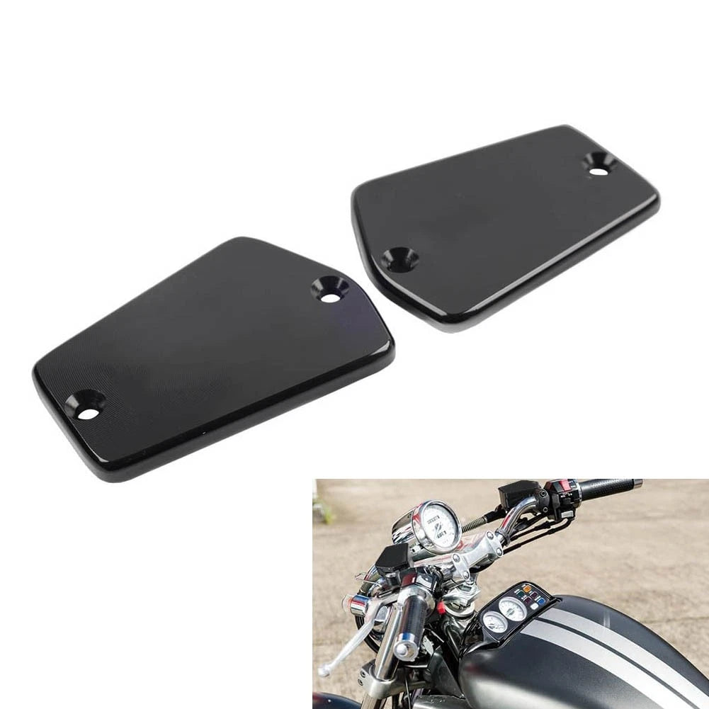 Fluid Reservoir Cap Cover Pair for Yamaha V-Max 1200 (1985–2007)