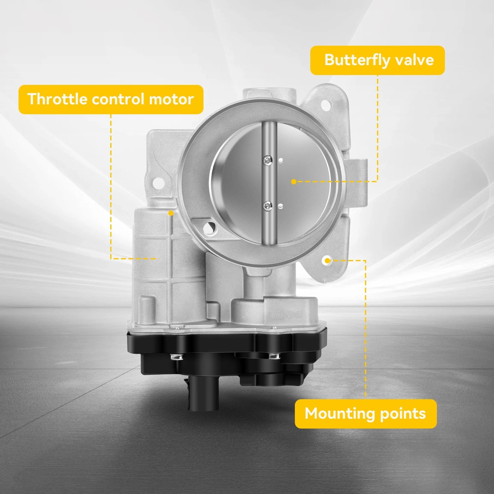 Throttle Body for GMC Yukon XL 2500 8.1L (2003–2006)