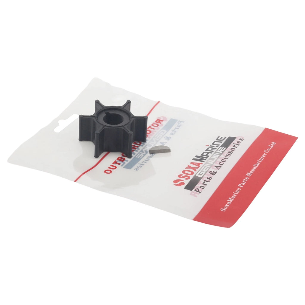 Outboard Water Pump Impeller & Key for Yamaha 6HP 8HP (6G1-44352-00, 18-3066)