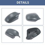 Right Passenger Side Mirror Cover Cap Grey for BMW 3 Series E90/E91 (2005-2012)