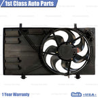 Dual Radiator and Condenser Cooling Fan Assembly for Ford EcoSport (2018–2022)