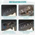 Rear Right Master Power Window Switch for Chrysler 300 (2011-2014)