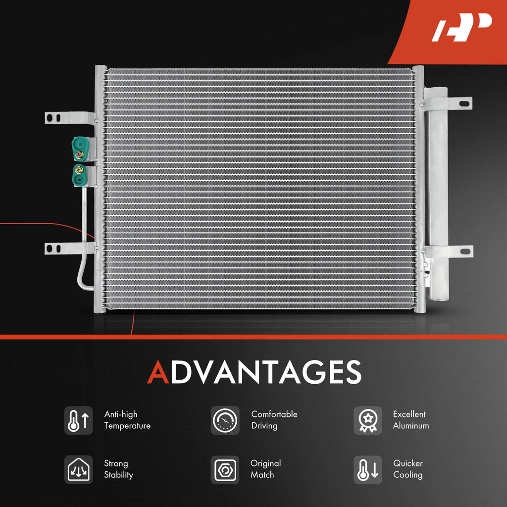 A/C Condenser with Bracket & Receiver Drier for Hyundai Ioniq (2017-2020)