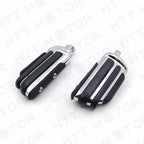 Chrome Wing Footrest Peg for Harley Davidson Dyna Glide Sportster (883-1200)