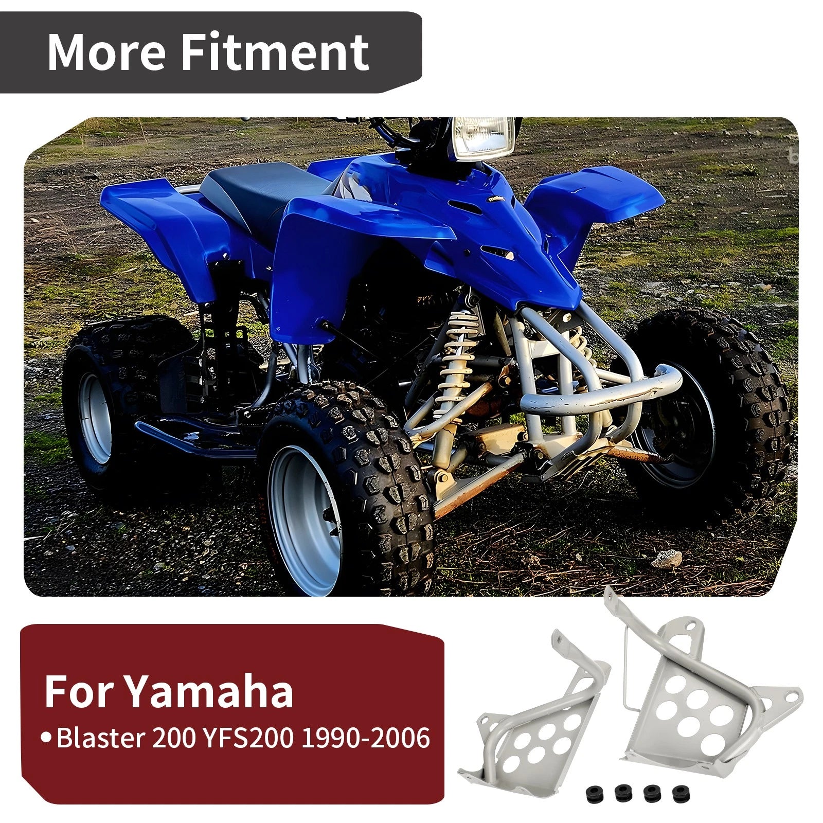 Heel Guards for Yamaha Blaster 200 YFS200 (1990–2006)