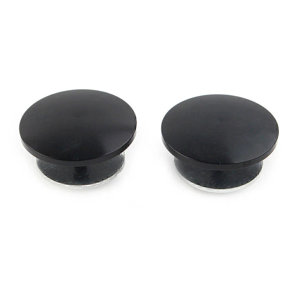 Black Aluminum Inner Fairing Mirror Plugs for Harley Street Glide Trike (2009-2023)