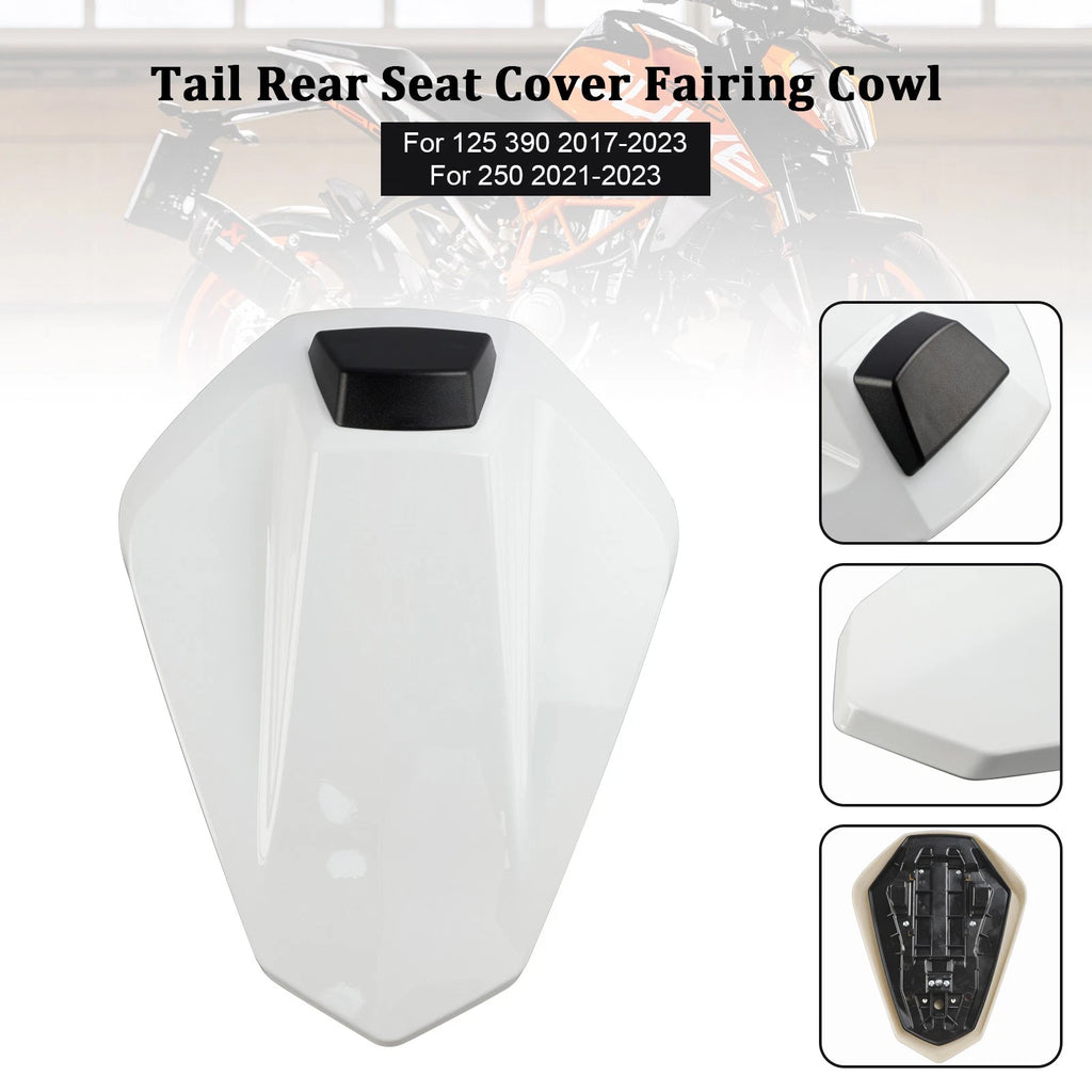 Tail Rear Seat Cover Fairing Cowl for KTM 125 250 390 Duke (2017–2023) White