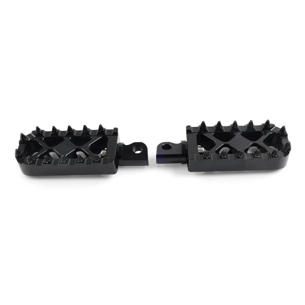 Black Foot Pegs for Harley Touring, Softail, Dyna (2010–2023)