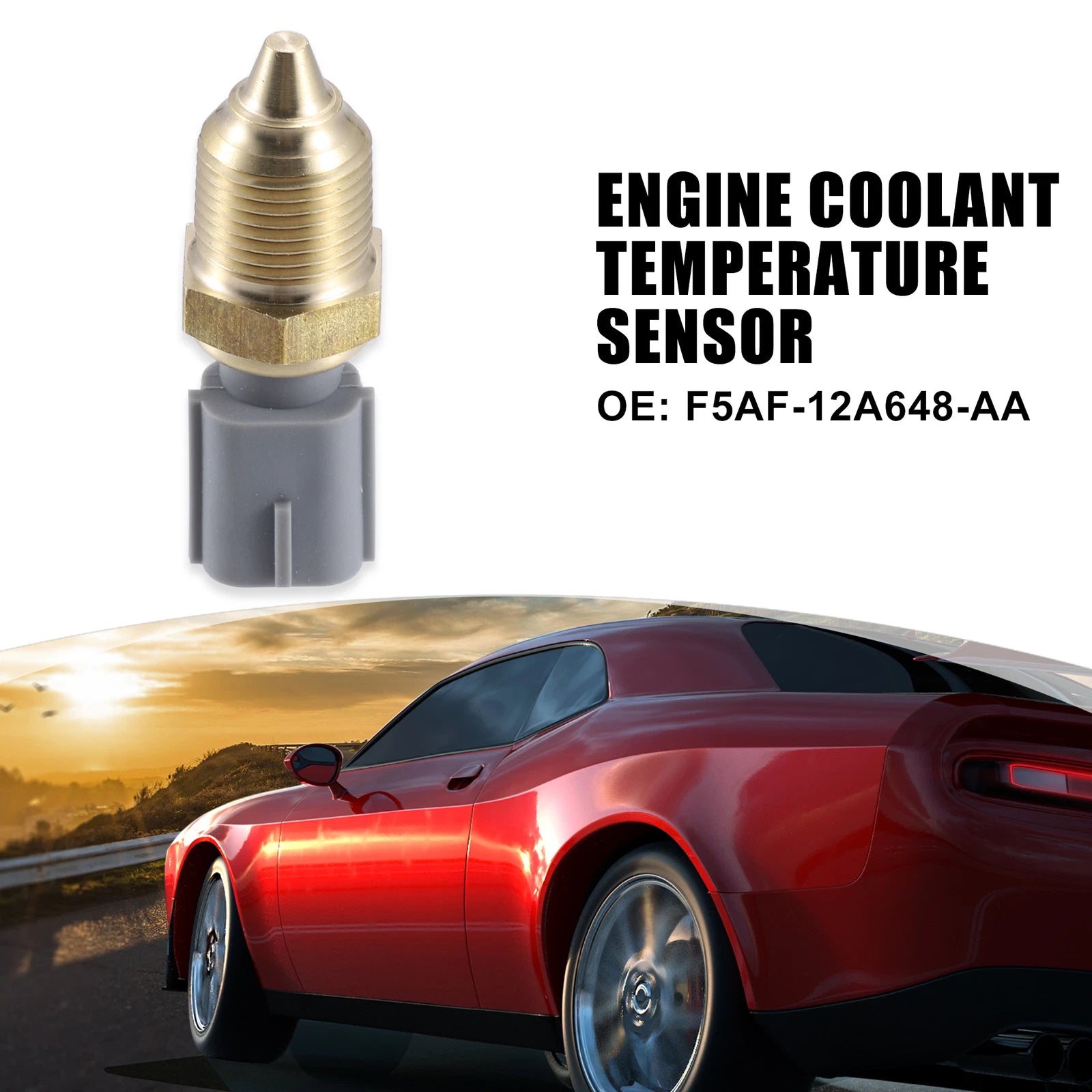 Engine Coolant Temperature Sensor F5AF-12A648-AA for Ford F-350 