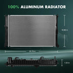 Radiator for Ford Fusion, Lincoln MKZ (2007–2012)