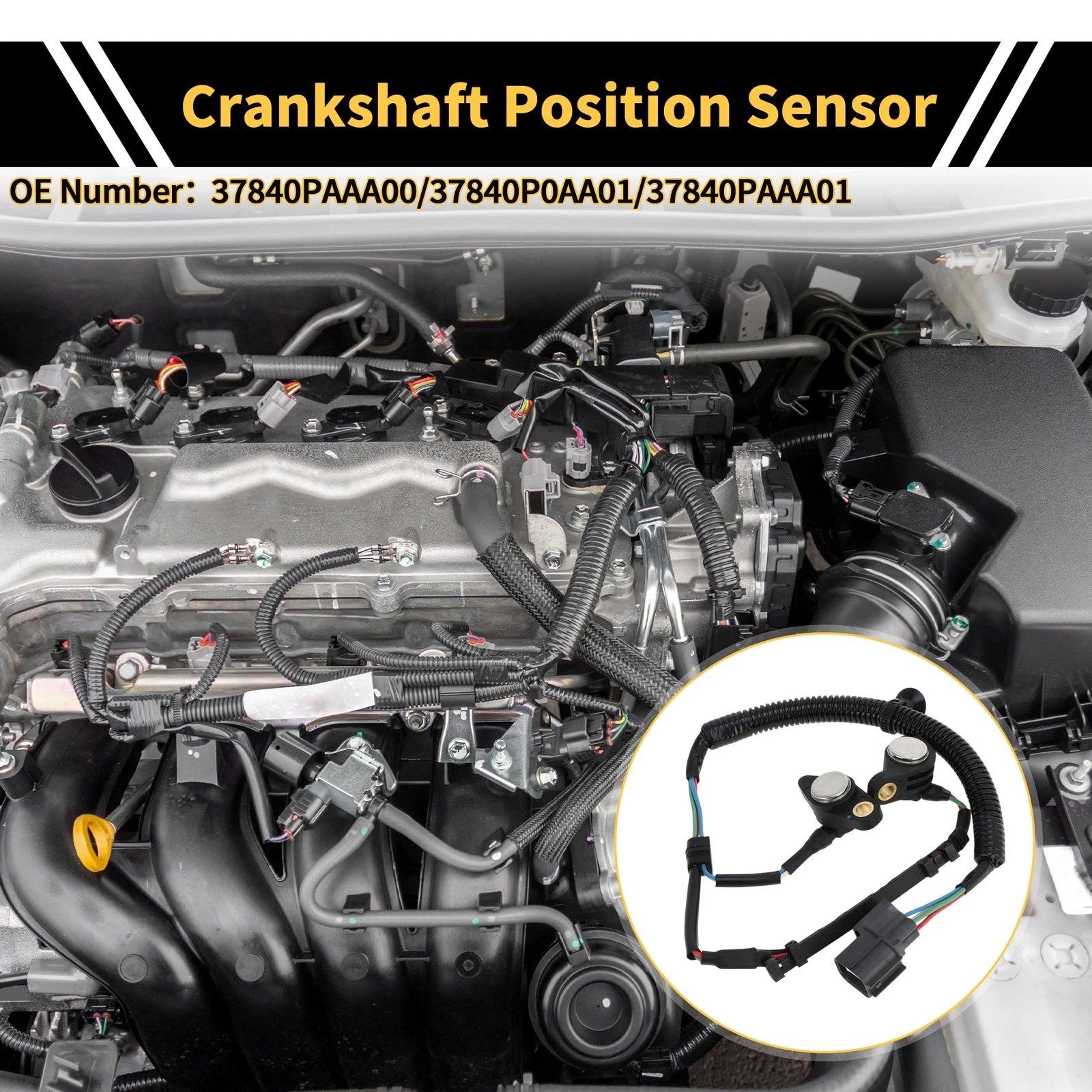 Crankshaft Position Sensor for Honda Accord 2.3 (1996–2002) No. 37840PAAA00