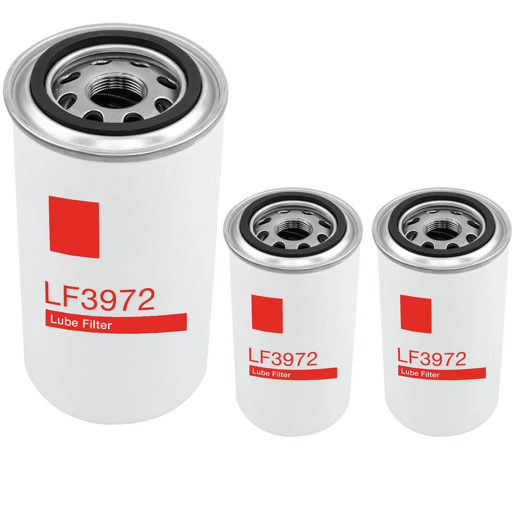 3X LF3972 Oil Lube Filter for Dodge Ram 2500 (1989–2015) Cummins 5.9L 6.7L