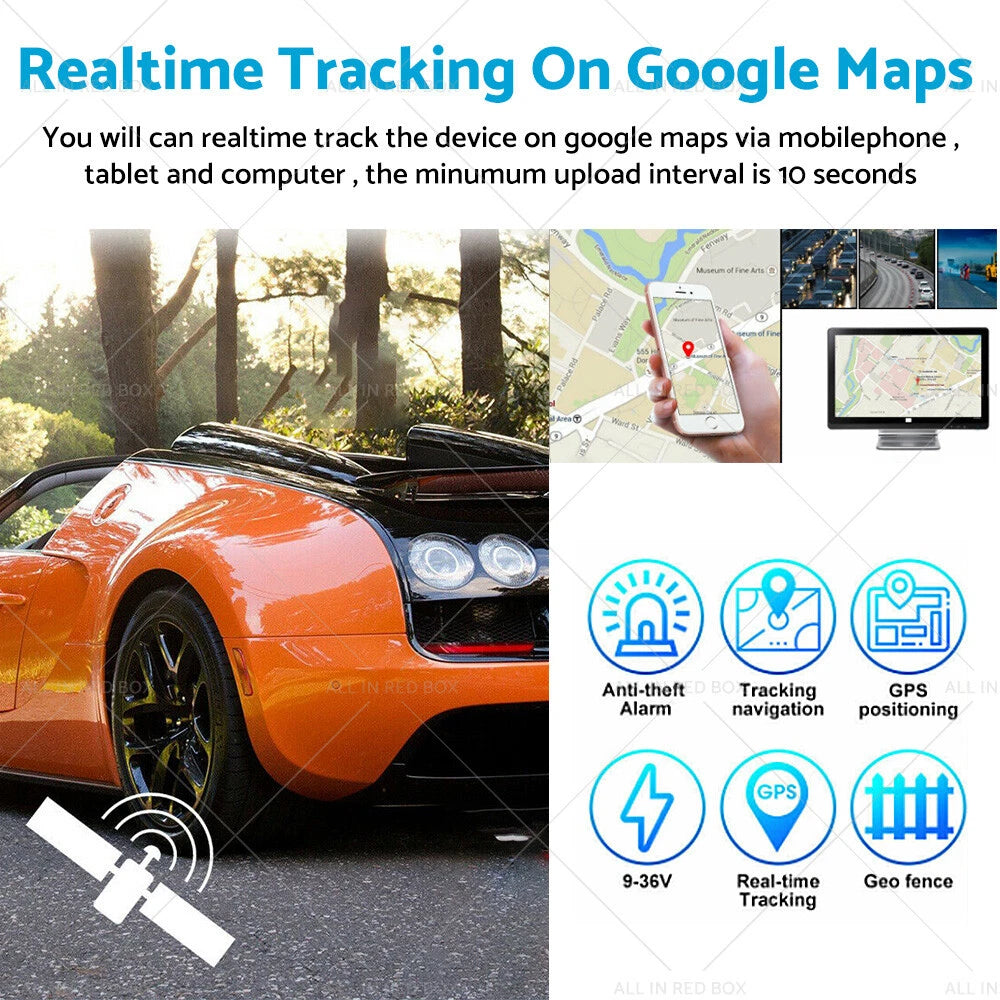 4G OBDII GPS Tracker for Car Vehicle (12V 24V)