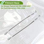 2X Front Extended Brake Line Hose Kit for Nissan Patrol GQ Y60 (1988–1997)