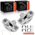 Pair Front Brake Calipers with Bracket for Ford Focus (2008–2011)