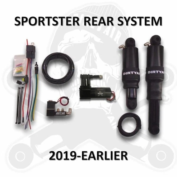 Rear Air Suspension System for Harley Davidson Sportster (2019–2020)
