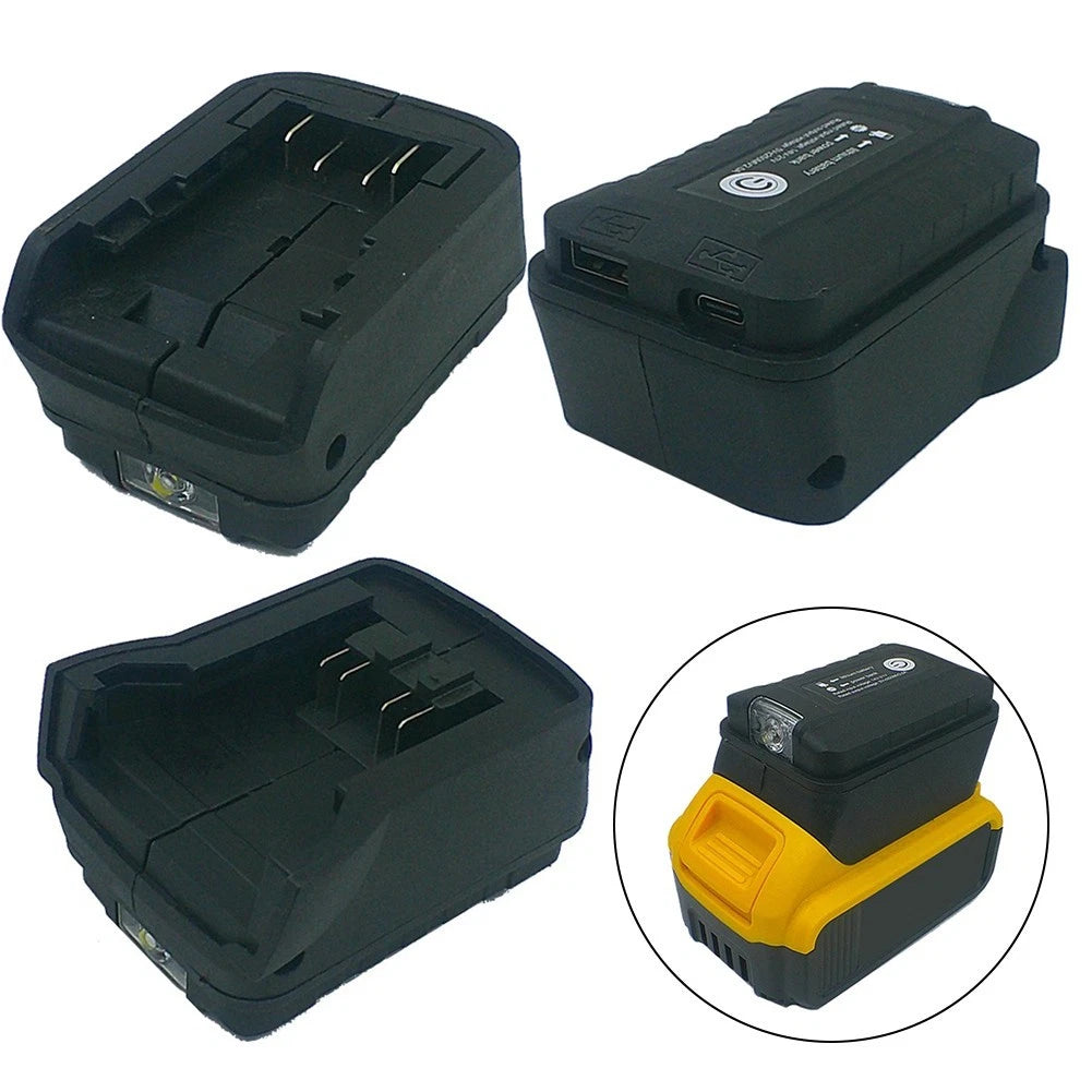 Battery Adapter for Power Tool Usage (DC Input Range)